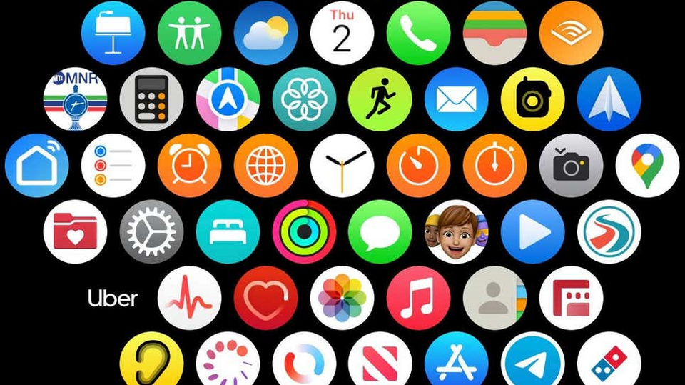 Apple Watchトップ画面のアプリ
