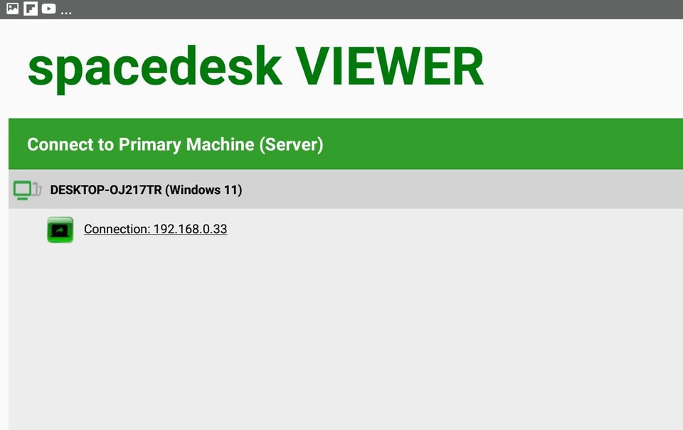 Spacedeskアプリ