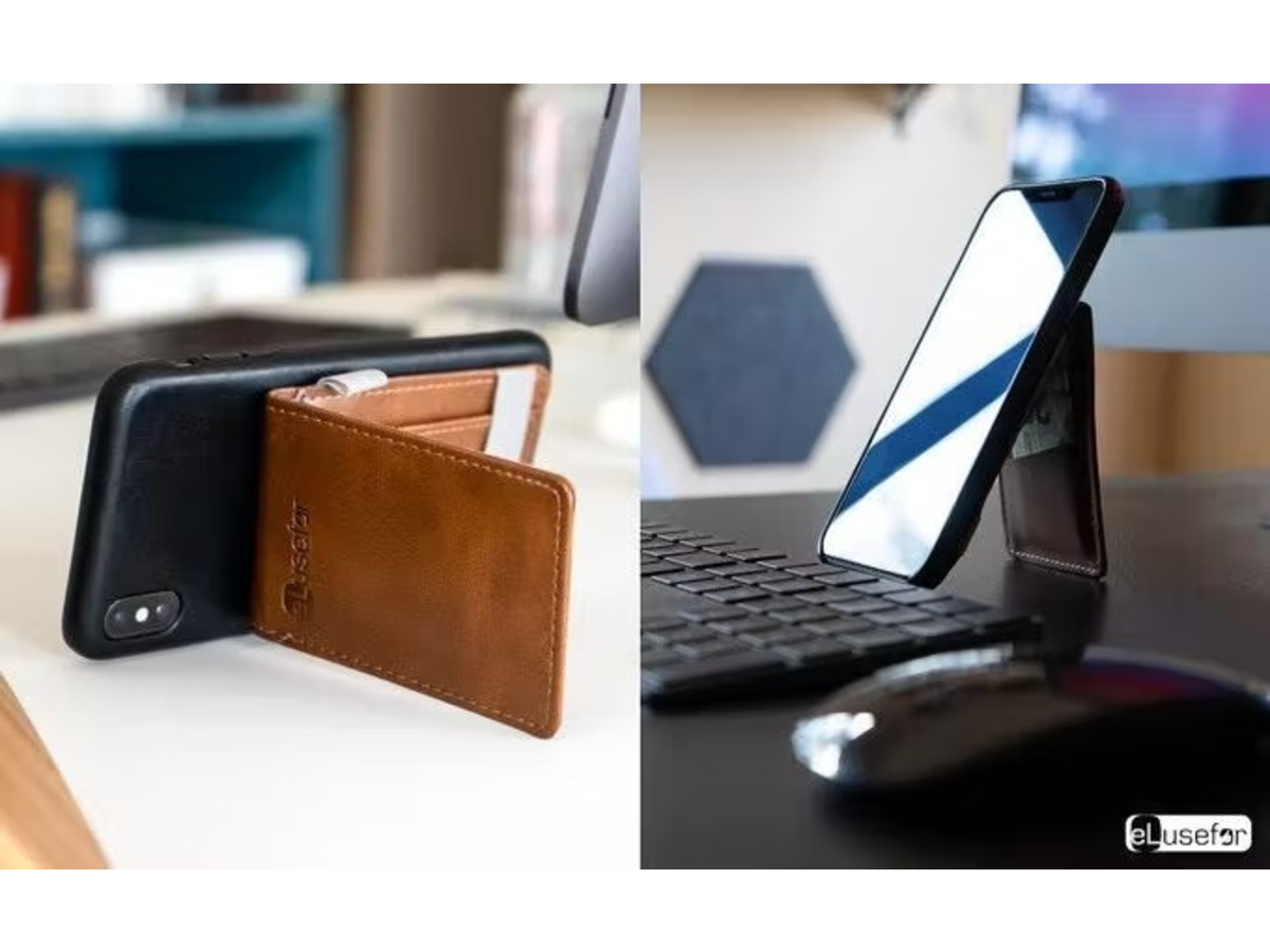 スマホに取り付け持ち歩ける！ マグネット式ミニマル財布が誕生