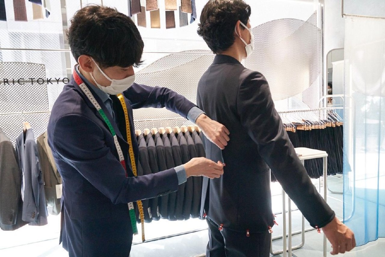 美品】Custom Tailor BEAMS オーダースーツ 46 M 日本製