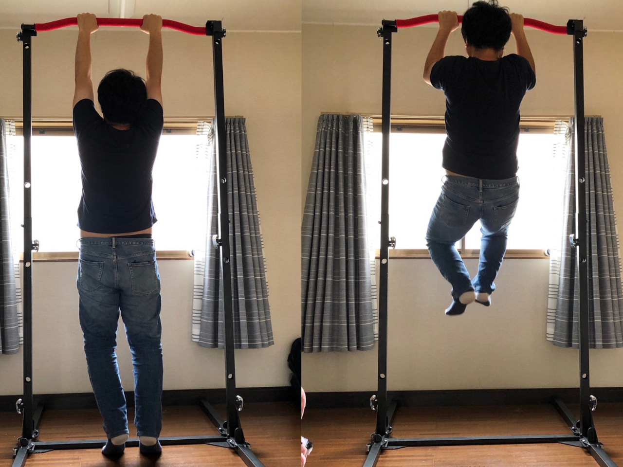筋トレを習慣にする折り畳み式懸垂マシンで気軽にトレーニング 