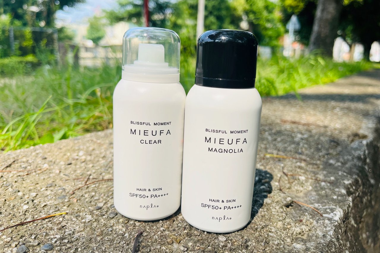 塗り直しめんどくさいから！肌も髪も守れる日焼け止めUVケアスプレー