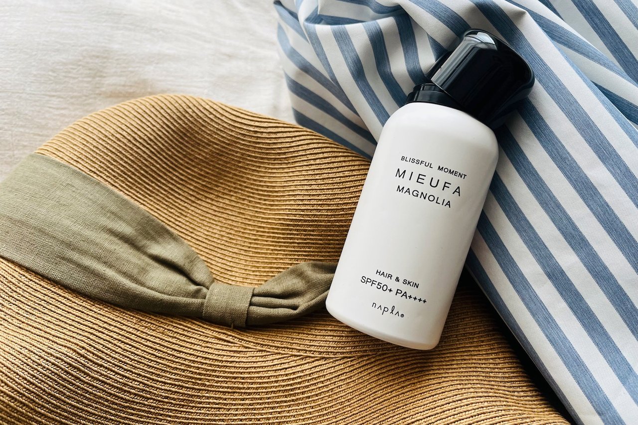 塗り直しめんどくさいから！肌も髪も守れる日焼け止めUVケアスプレー