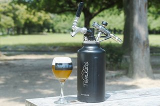 アウトドアで贅沢な1杯を! ポータブルビアサーバー「TrailKeg」を使ってみた